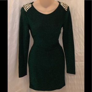 NWTs: Sparkly Green Sheath Dress